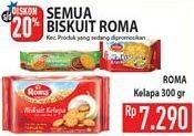 Promo Harga ROMA Biskuit Kelapa 300 gr - Hypermart