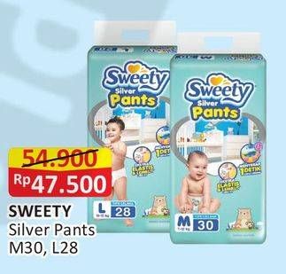 Promo Harga Sweety Silver Pants M30, L28  - Alfamart