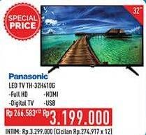 Promo Harga Panasonic TH-32H410G | Digital LED TV 32 inch  - Hypermart