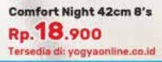Promo Harga Softex Comfort Night Wing 42cm 8 pcs - Yogya