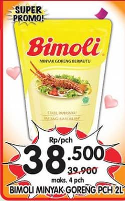 Promo Harga Bimoli Minyak Goreng 2000 ml - Superindo