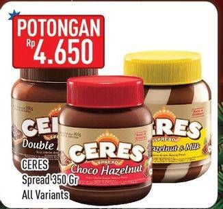Promo Harga CERES Choco Spread All Variants 350 gr - Hypermart