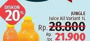 Promo Harga DIAMOND Jungle Juice 1 ltr - LotteMart