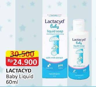 Promo Harga LACTACYD Baby Liquid Soap 60 ml - Alfamart