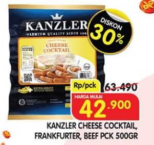 Promo Harga Kanzler Cocktail/Frankfurter  - Superindo