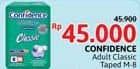 Promo Harga Confidence Adult Diapers Classic M8 8 pcs - Alfamidi