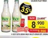 Promo Harga V-soy Soya Bean Milk Multi Grain 300 ml - Superindo