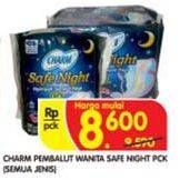 Promo Harga CHARM Safe Night All Variants  - Superindo