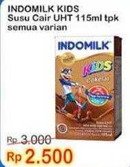 Promo Harga INDOMILK Susu UHT Kids All Variants 115 ml - Indomaret