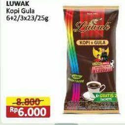 Promo Harga Luwak Kopi + Gula per 9 sachet 25 gr - Alfamart
