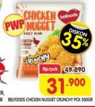 Promo Harga Belfoods Nugget Chicken Nugget Crunchy 500 gr - Superindo