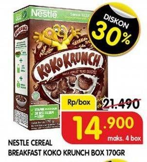 Promo Harga NESTLE KOKO KRUNCH Cereal 170 gr - Superindo