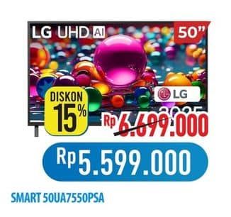 Promo Harga LG 50UA7550PSA  - Hypermart