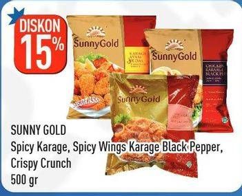 Promo Harga SUNNY GOLD Chicken Karaage/Chicken Wings  - Hypermart