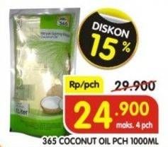 Promo Harga 365 Coconut Oil 1 ltr - Superindo