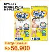 Promo Harga Sweety Bronze Pants M34, L30 30 pcs - Indomaret