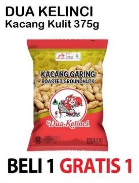 Promo Harga DUA KELINCI Kacang 375 gr - Alfamart