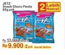Promo Harga JETZ Stick Snack Chocofiesta per 2 pouch 65 gr - Indomaret