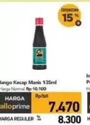 Promo Harga Bango Kecap Manis 135 ml - Carrefour