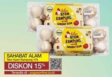 Promo Harga Sahabat Alam Telur Ayam Kampung Arab 10 pcs - Yogya
