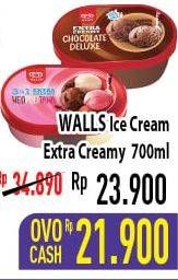 Promo Harga WALLS Ice Cream 700 ml - Hypermart