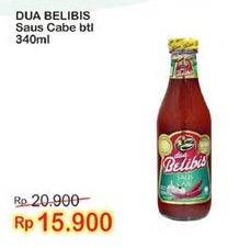 Promo Harga DUA BELIBIS Saus Cabe 340 ml - Indomaret