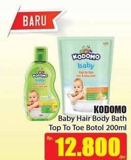 Promo Harga KODOMO Baby Top To Toe Wash 200 ml - Hari Hari