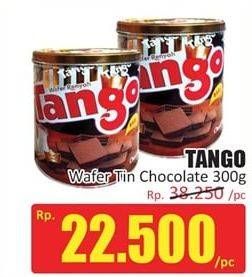 Promo Harga TANGO Wafer Chocolate 300 gr - Hari Hari