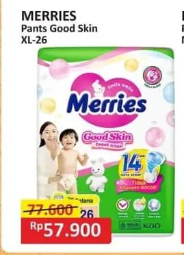 Promo Harga Merries Pants Good Skin XL26 26 pcs - Alfamart