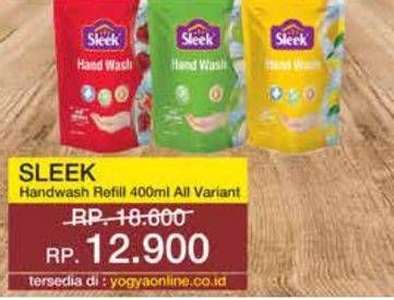 Promo Harga Sleek Hand Wash Antibacterial All Variants 400 ml - Yogya