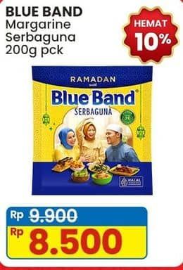 Promo Harga Blue Band Margarine Serbaguna 200 gr - Indomaret