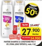 Promo Harga Pantene Shampoo/Conditioner  - Superindo
