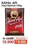 Promo Harga Kapal Api Kopi Bubuk Special 165 gr - Alfamart