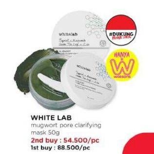 Promo Harga Whitelab Mugwort Pore Clarifying Mask 50 gr - Watsons