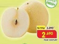 Promo Harga Pear Century per 100 gr - Superindo