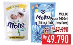 Promo Harga MOLTO All In One/Softener Ultra Pure  - Hypermart