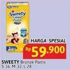 Promo Harga Sweety Bronze Pants Dry X-Pert S36+2, M32, L28 28 pcs - Alfamidi