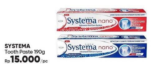 Promo Harga SYSTEMA Toothpaste 190 gr - Guardian