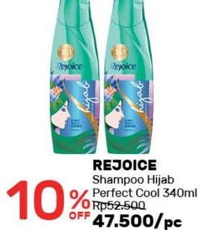 Promo Harga REJOICE Hijab Shampoo Perfection Cool 340 ml - Guardian