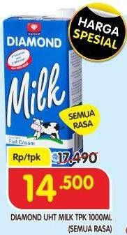 Promo Harga DIAMOND Milk UHT All Variants 1000 ml - Superindo