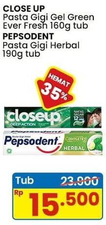 Promo Harga Pepsodent/Close Up Pasta Gigi  - Indomaret