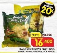 Promo Harga Rujak Cireng Kriwil Keju, Original 400 gr - Superindo