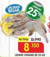 Promo Harga Udang Vanamae AK55-60 100 gr - Superindo