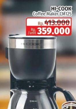 Promo Harga Hicook Coffee Maker CM 125  - Lotte Grosir