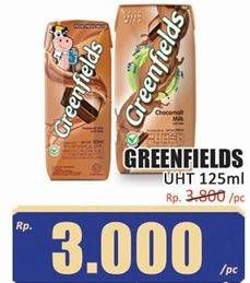 Promo Harga Greenfields UHT 125 ml - Hari Hari