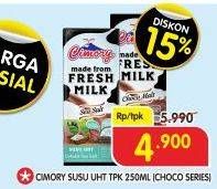 Promo Harga CIMORY Susu UHT Choco Malt, Sea Salt 250 ml - Superindo
