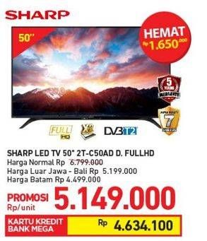 Promo Harga SHARP 2T-C50AD1i Full-HD 50"  - Carrefour