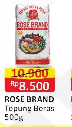 Promo Harga Rose Brand Tepung Beras 500 gr - Alfamart