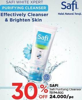 Promo Harga SAFI White Expert Purifying Cleanser 100 gr - Guardian
