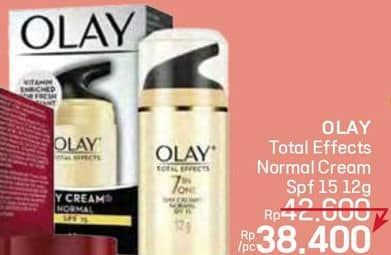 Promo Harga Olay Total Effects 7 in 1 Anti Ageing Day Cream Normal SPF 15 12 gr - LotteMart